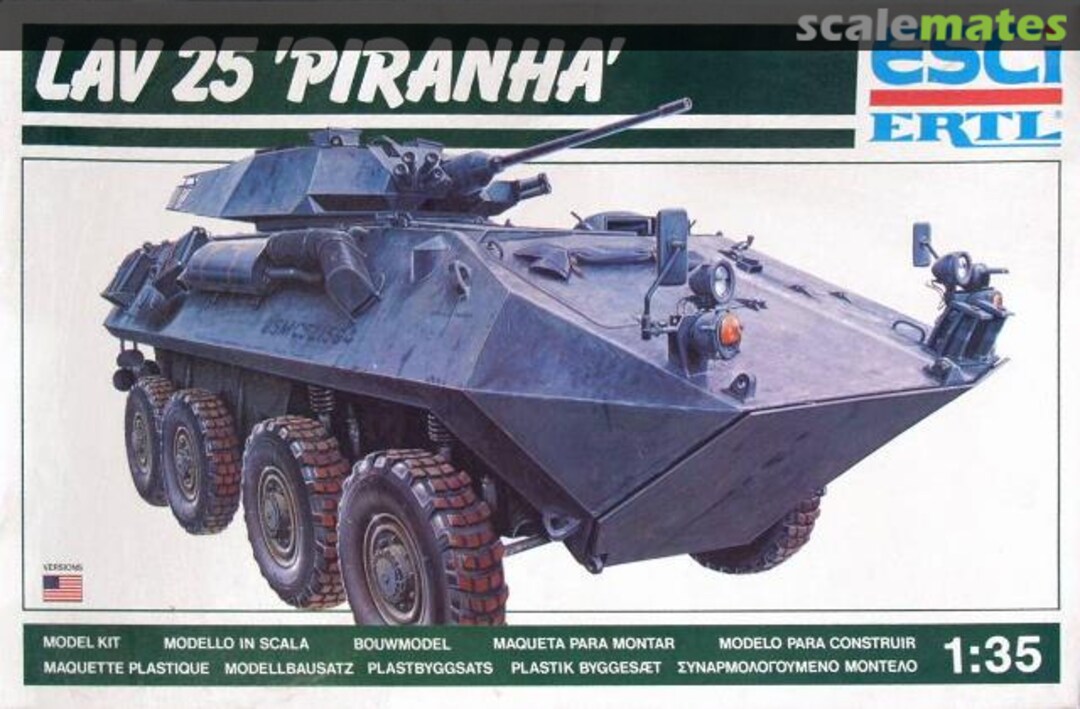 Boxart LAV-25 Piranha 5033 ESCI/ERTL Boxart LAV-25 Piranha 5033 ESCI/ERTL