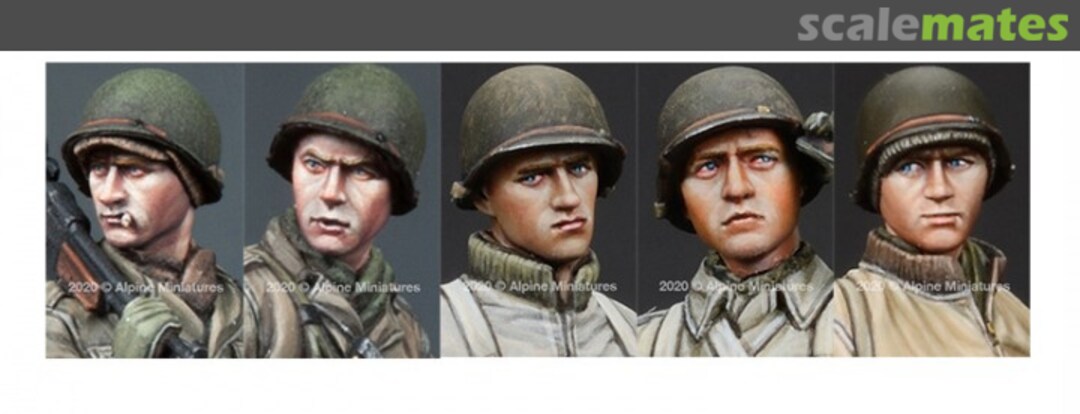 Boxart US Infantry Head Set #2 H025 Alpine Miniatures Boxart US Infantry Head Set #2 H025 Alpine Miniatures