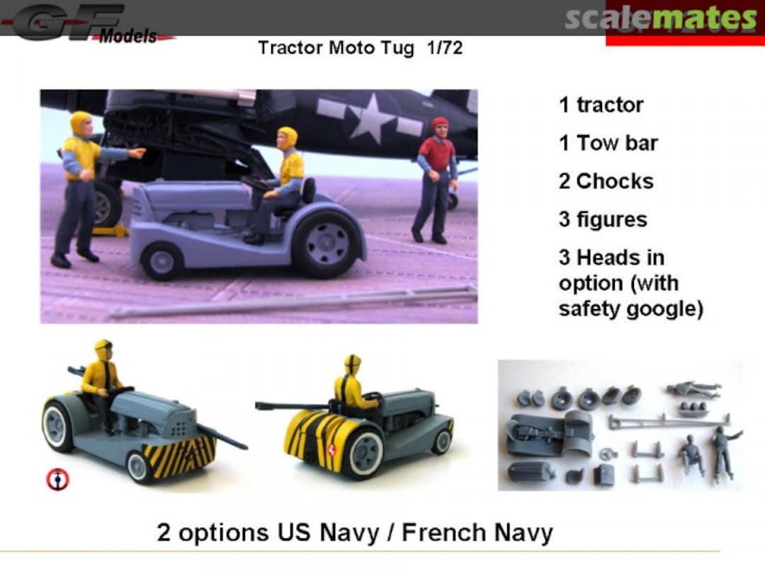 Boxart Tractor Moto Tug GF-72-002 GF Models Boxart Tractor Moto Tug GF-72-002 GF Models