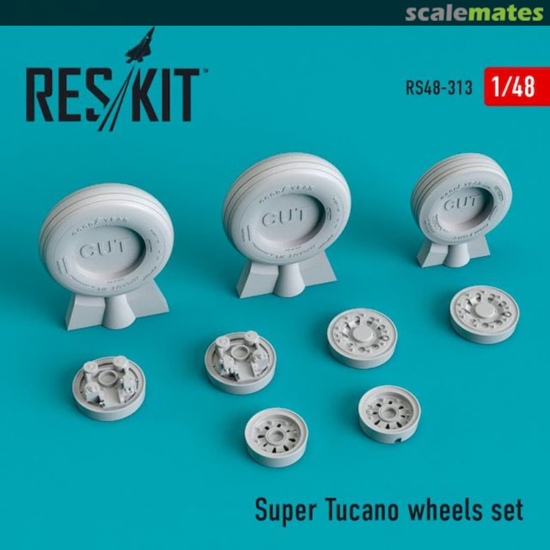 Boxart Super Tucano - wheels set RS48-0313 ResKit Boxart Super Tucano - wheels set RS48-0313 ResKit