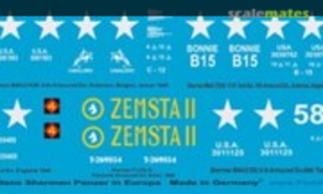 1:48 7x Sherman Tanks in Europe (Peddinghaus-Decals 48 3209) 48 3209