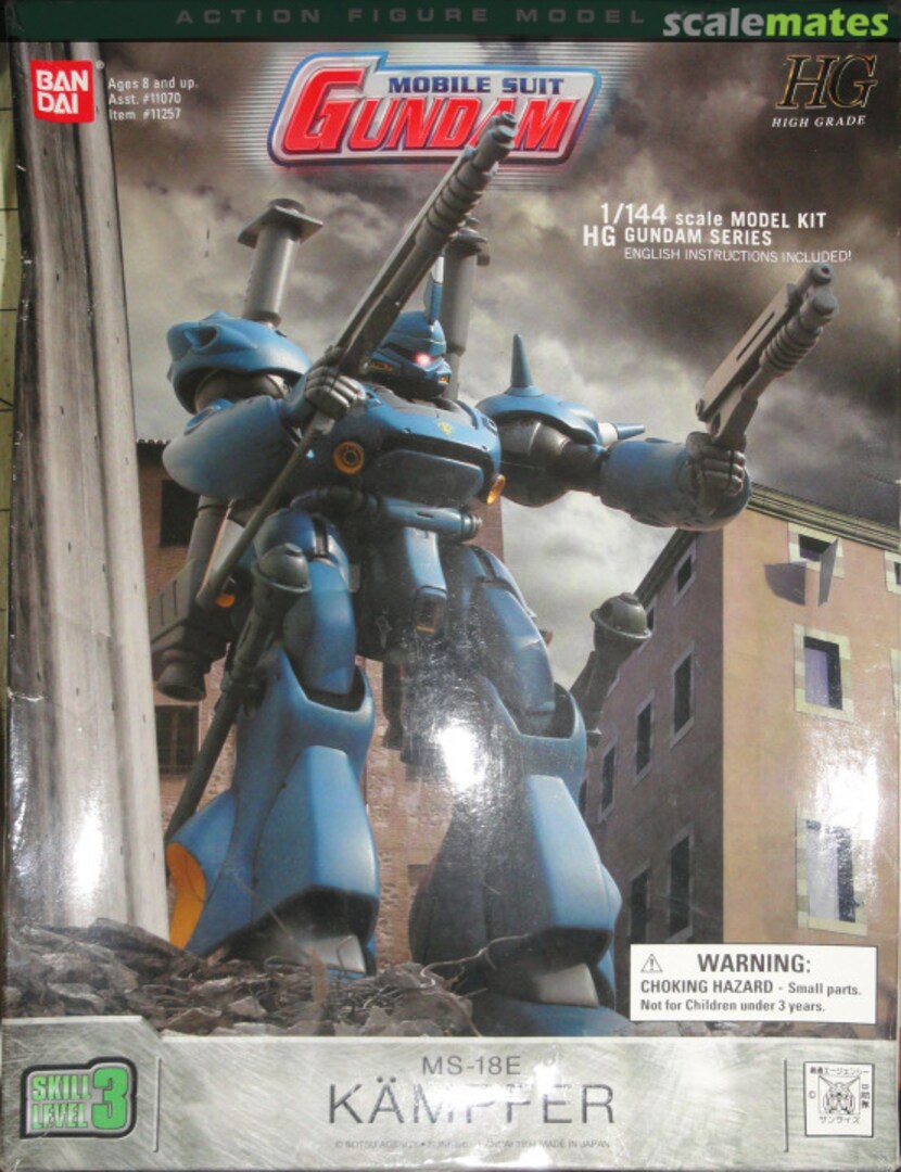 Boxart MS-18E Kämpfer (Kampfer) 11257 Bandai Boxart MS-18E Kämpfer (Kampfer) 11257 Bandai