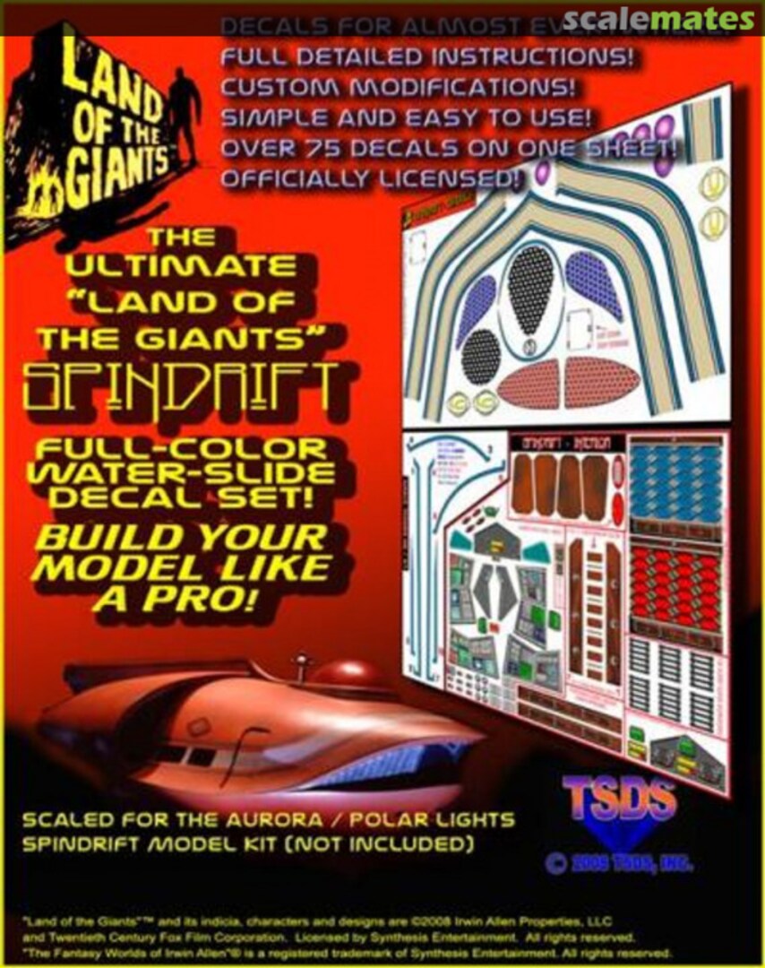 Boxart Spindrift Decal + Detail Set T-114 TSDS Boxart Spindrift Decal + Detail Set T-114 TSDS