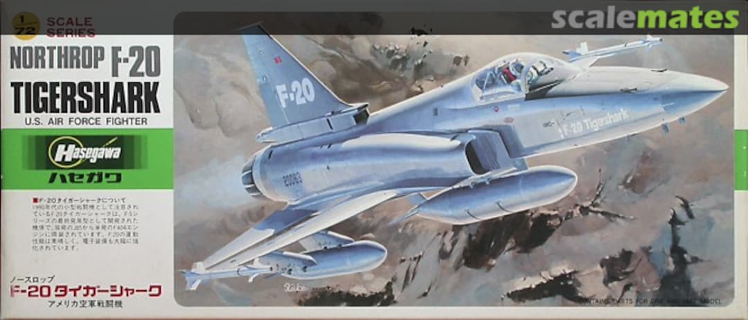 Boxart F-20 Tigershark D21 Hasegawa Boxart F-20 Tigershark D21 Hasegawa