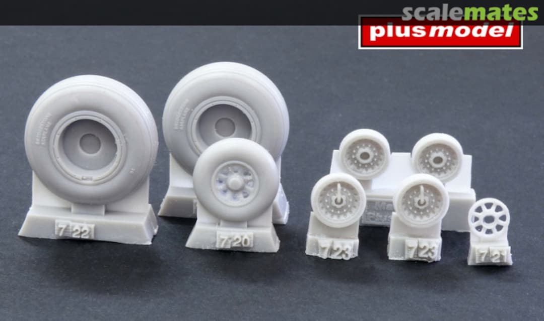 Boxart B-24 Liberator wheels AL7067 PlusModel