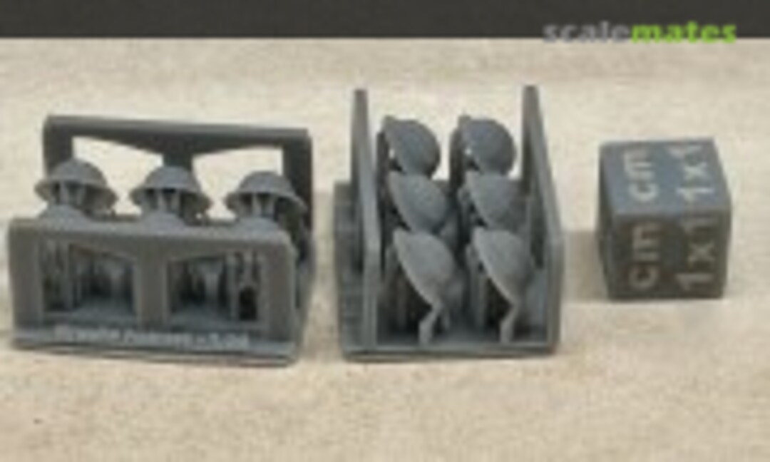 1:48 British Brodies helmets - 5 pieces (EMP3d 48040104) 48040104