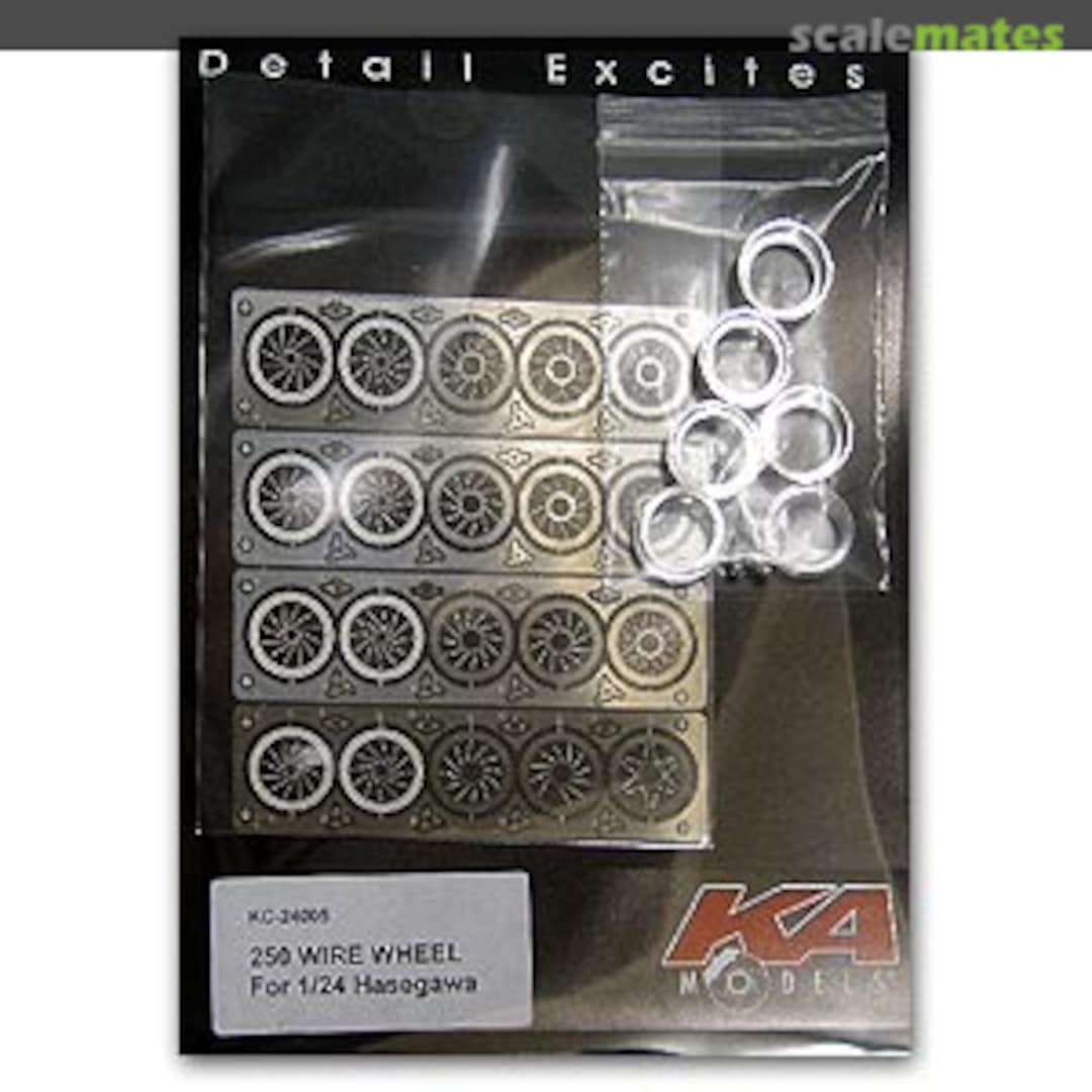 Boxart 250 Wire Wheel For Hasegawa KC-24005 KA Models Boxart 250 Wire Wheel For Hasegawa KC-24005 KA Models