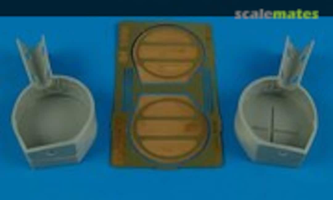 1:32 Bf 109F wheel bay (Aires 2139)