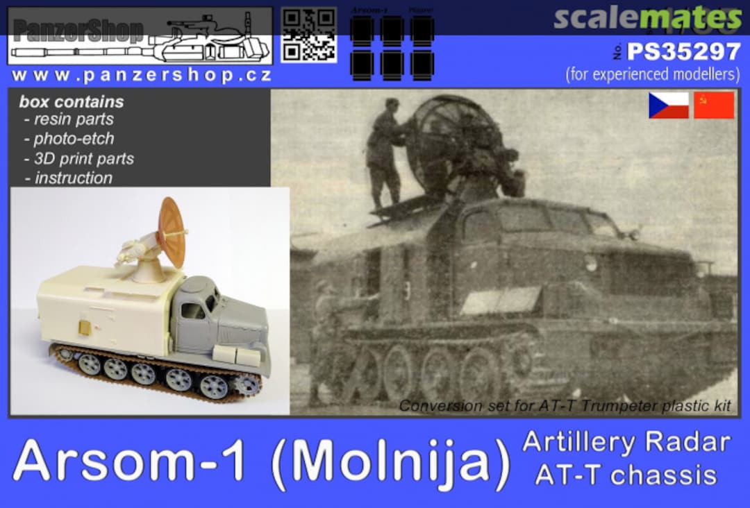 Boxart ARSOM-1 Artillery Radar Vehicle conversion set PS35297 PanzerShop Boxart ARSOM-1 Artillery Radar Vehicle conversion set PS35297 PanzerShop