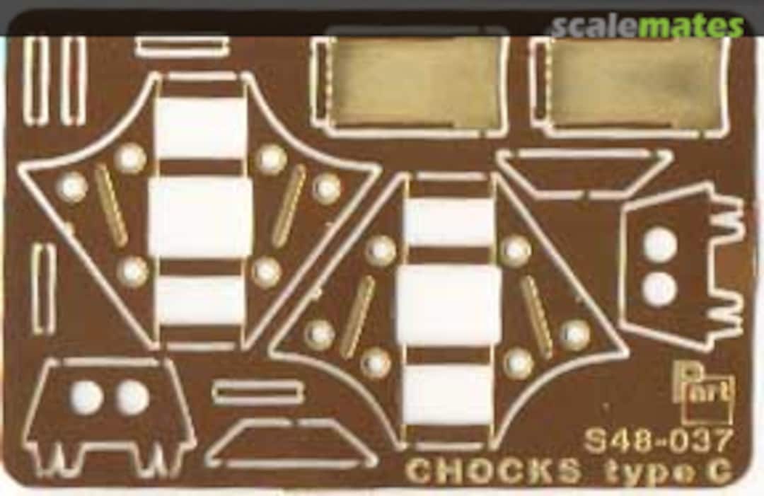 Boxart Chocks type C-modern aircraft S48-037 Part Boxart Chocks type C-modern aircraft S48-037 Part