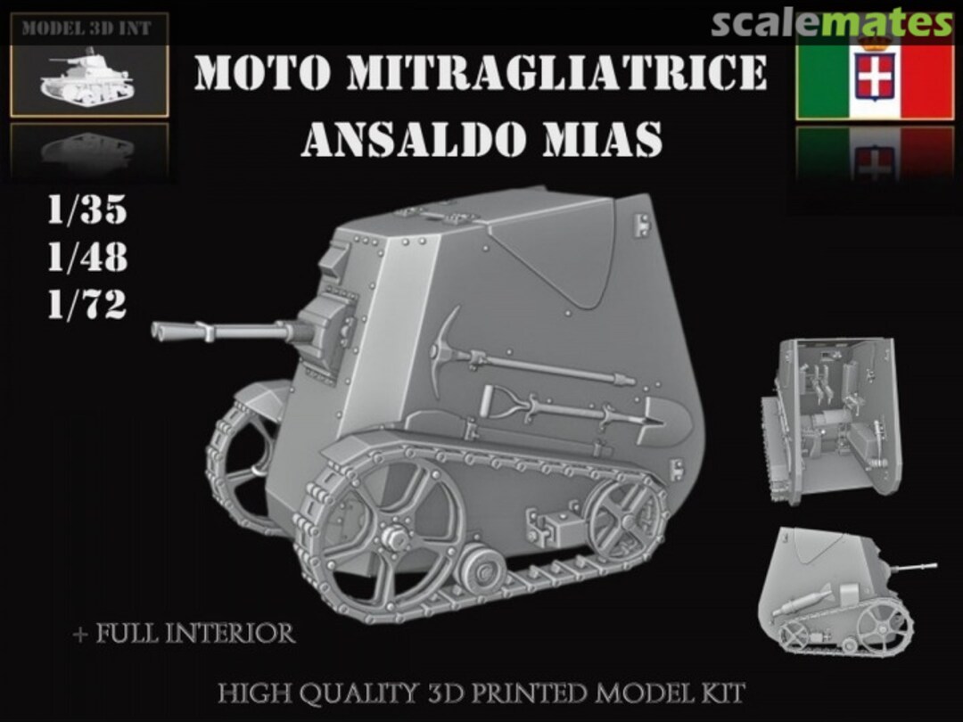 Boxart Moto Mitragliatrice Ansaldo MIAS IT35Re3 MODEL 3D INT Boxart Moto Mitragliatrice Ansaldo MIAS IT35Re3 MODEL 3D INT