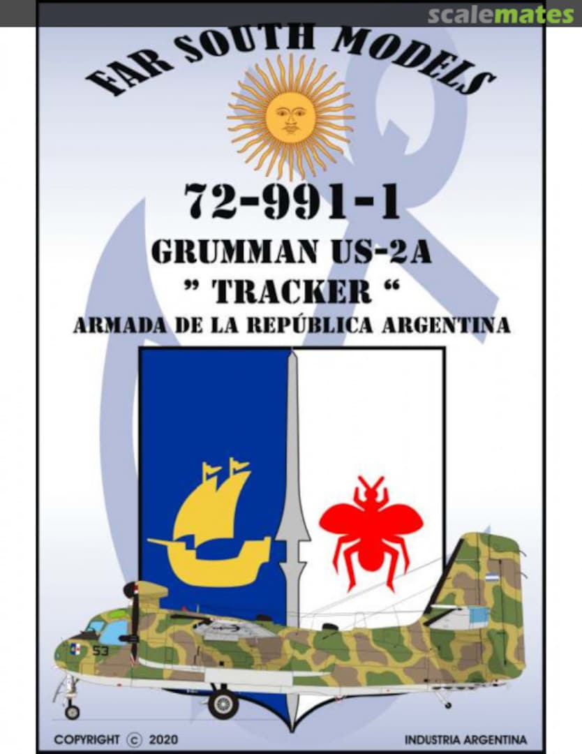 Boxart Grumman S-2A Tracker 72-991-1 Far South Models