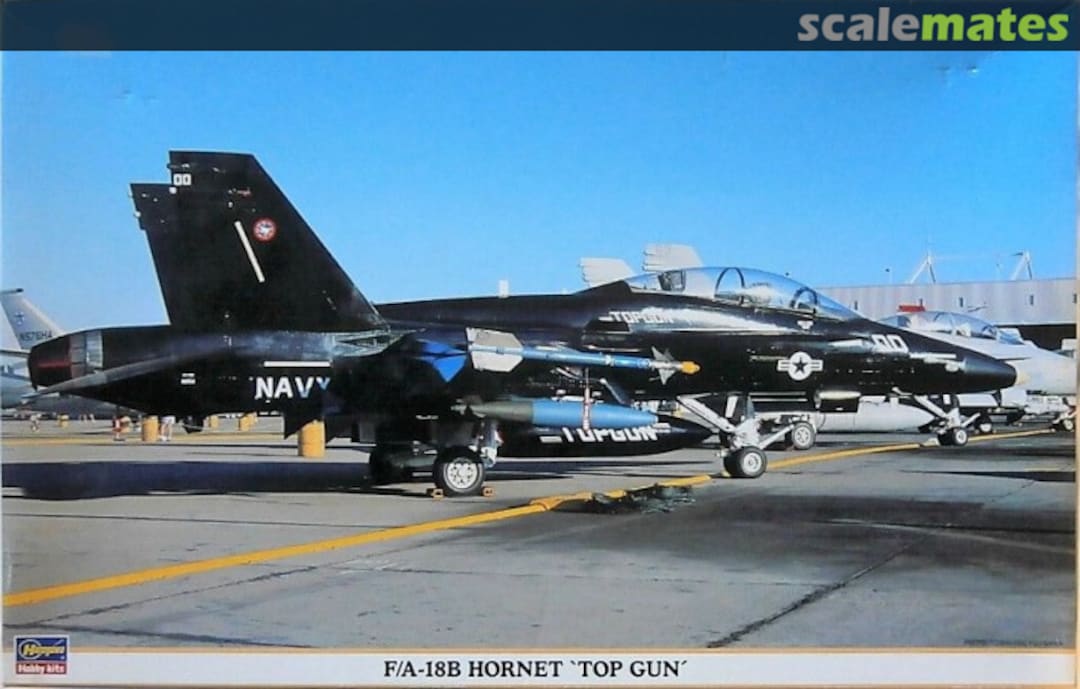 Boxart F/A-18B Hornet `Top Gun´ 09400 Hasegawa Boxart F/A-18B Hornet `Top Gun´ 09400 Hasegawa