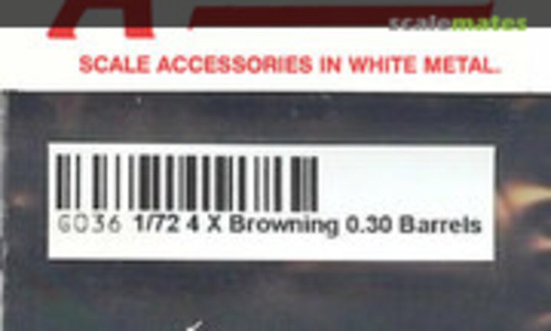 1:72 RAF Twin Browning Turret Barrels (Aeroclub G036) G036