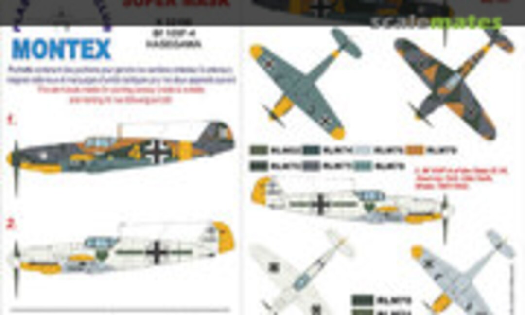 1:32 BF 109F-4 (Montex K32190) K32190