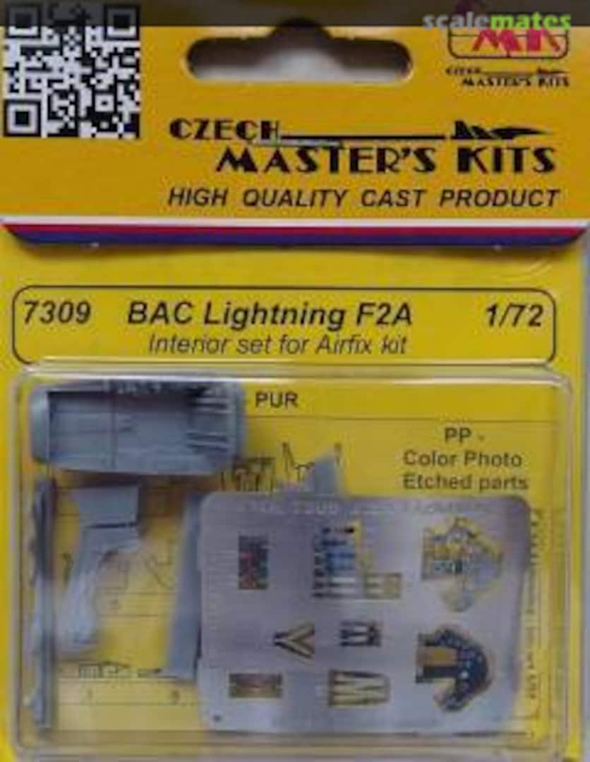 Boxart BAC Lightning F2A interior set 7309 CMK Boxart BAC Lightning F2A interior set 7309 CMK