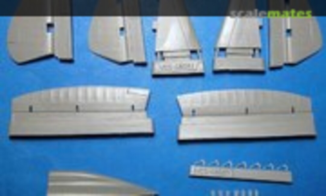 1:48 Corrected Control Surfaces & Spine (Ultracast VDS48-081) VDS48-081