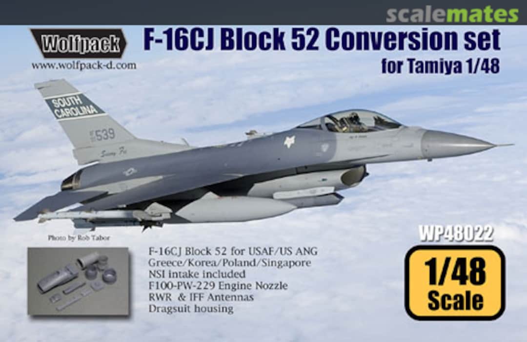 Boxart F-16CJ Block 52 Conversion Set WP48022 Wolfpack Boxart F-16CJ Block 52 Conversion Set WP48022 Wolfpack