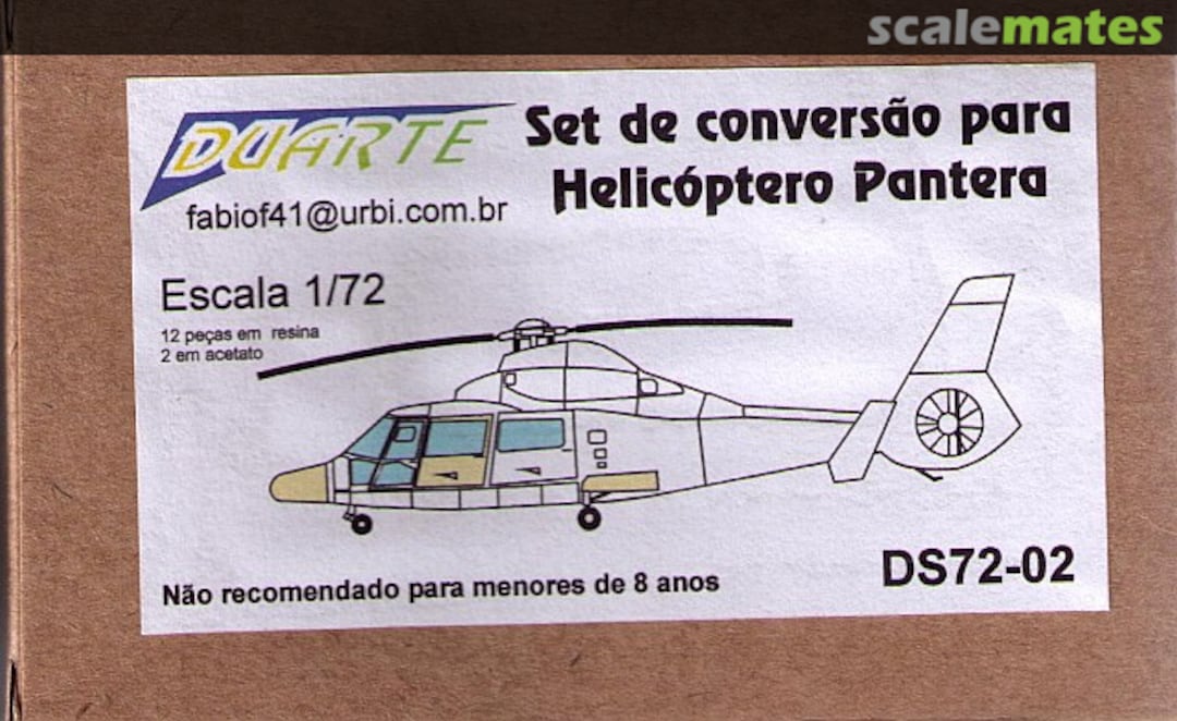 Boxart AS-565 Panther/ Helibras HM-1 Pantera Conversion DS72-02 Duarte Boxart AS-565 Panther/ Helibras HM-1 Pantera Conversion DS72-02 Duarte
