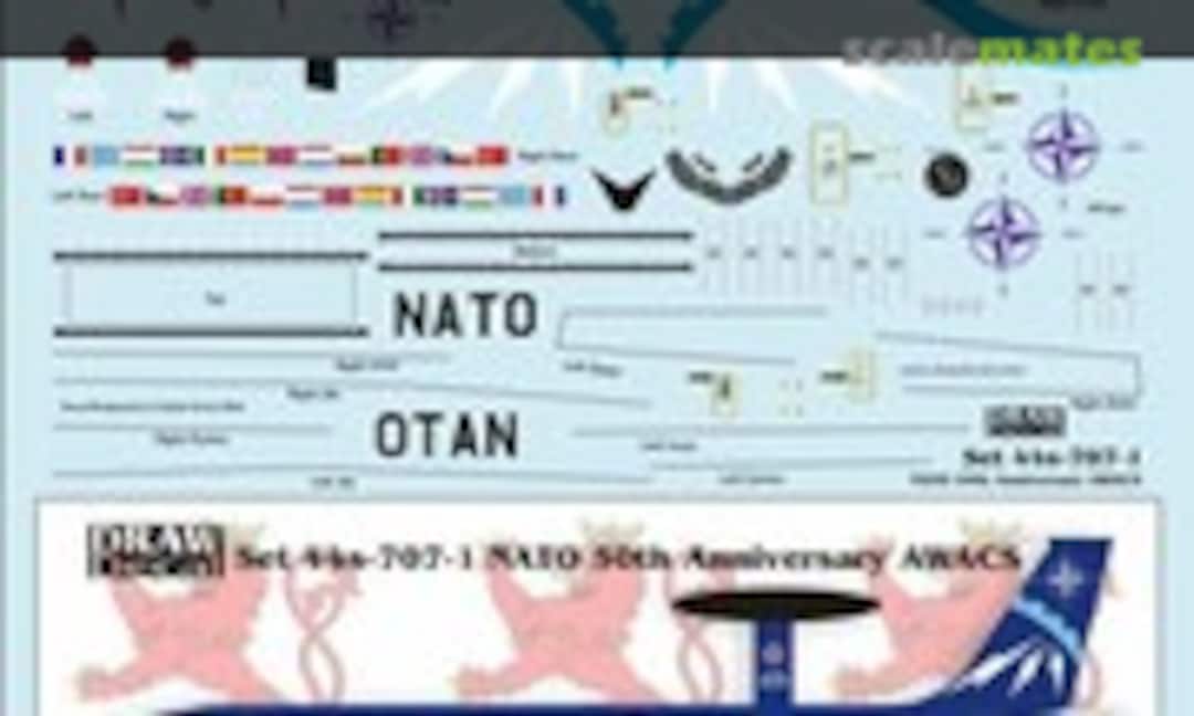 1:144 Boeing E-3A Sentry AWACS (Draw Decal 44s-707-1) 44s-707-1