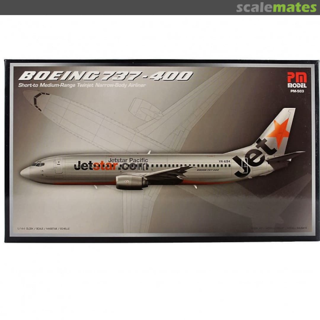 Boxart Boeing 737-400 PM-503 PM Model Boxart Boeing 737-400 PM-503 PM Model