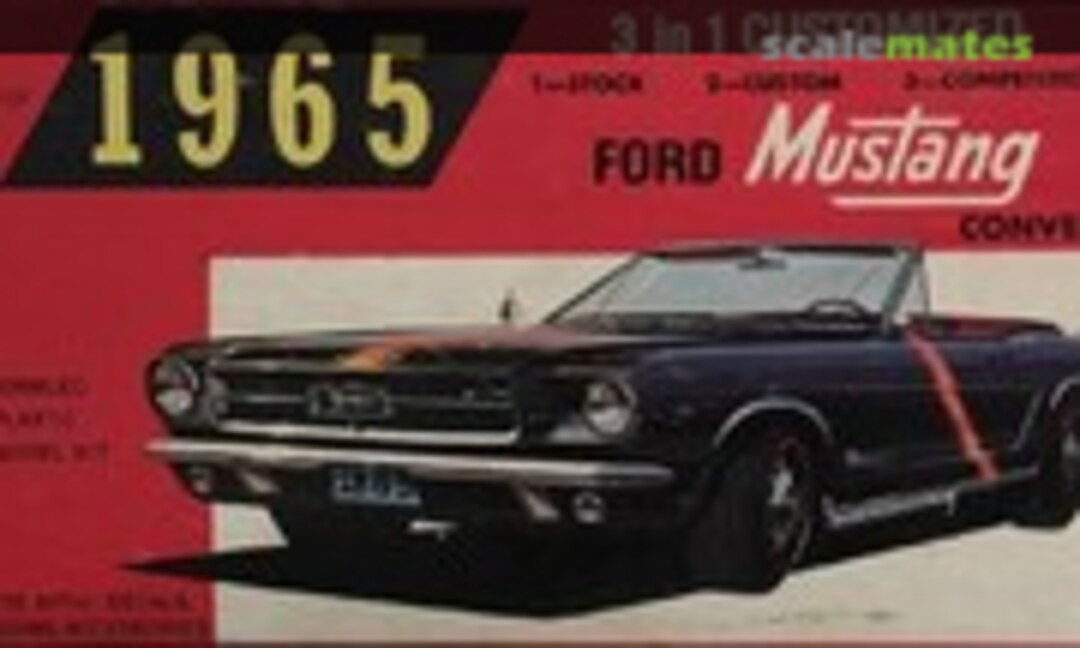 1:43 1965 Ford Mustang Convertible (Palmer Plastics 590)