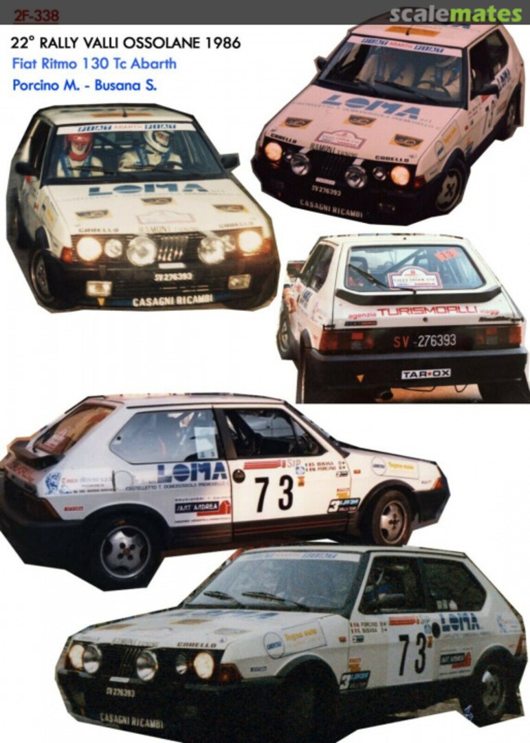 Boxart iat Ritmo Abarth 130 TC [SV 276393] "LEMA" 2F-338 Due Effe Models