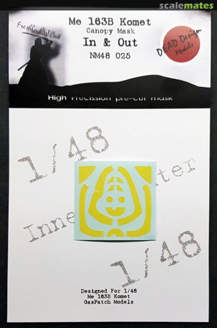 Boxart Me 163B komet NM48025 DEAD Design Models Boxart Me 163B komet NM48025 DEAD Design Models