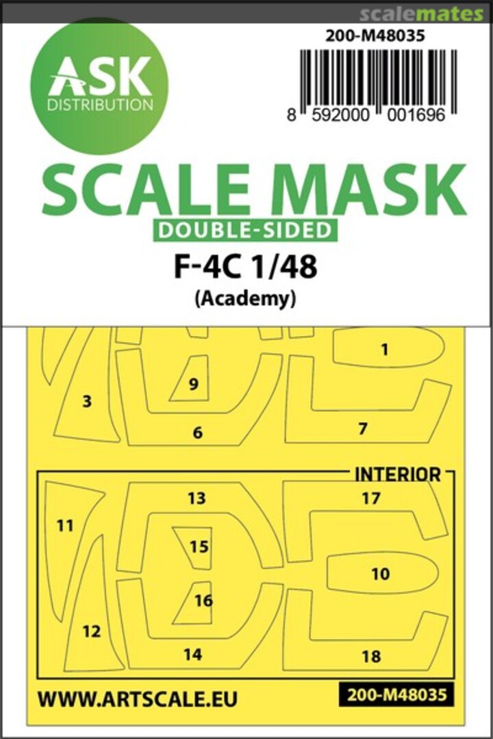 Boxart F-4C Phantom II 200-M48035 ASK Boxart F-4C Phantom II 200-M48035 ASK