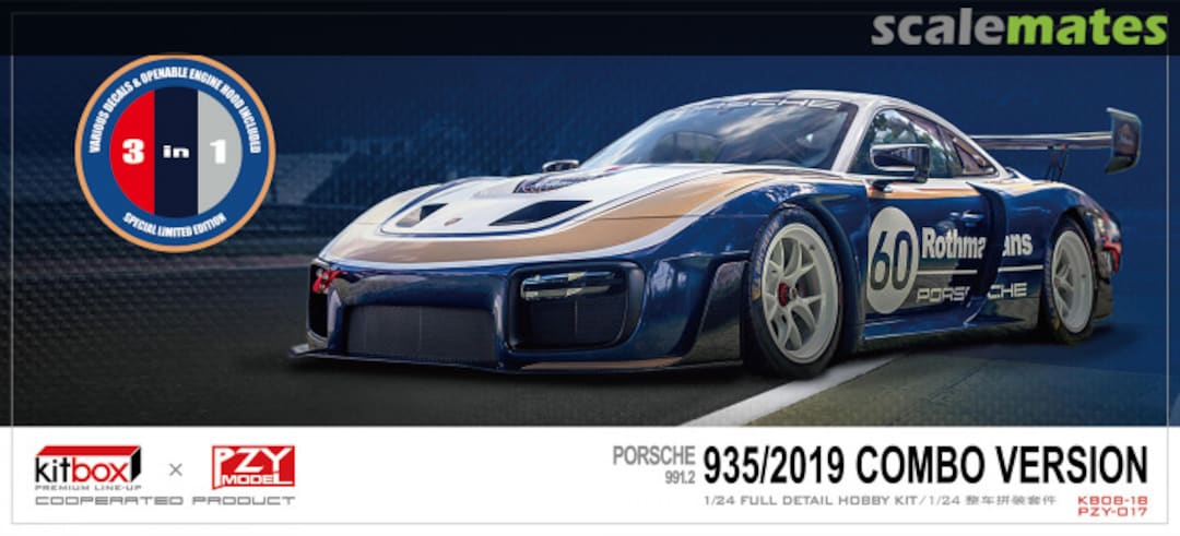Boxart Porsche 935 (2019) Combo Version KB08-18 KitBox & PZY Model Boxart Porsche 935 (2019) Combo Version KB08-18 KitBox & PZY Model