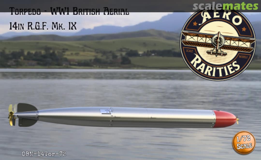 Boxart British 14in Aerial Torpedo, R.G.F. Mk. IX OBN-14Tor-72 Aero Rarities