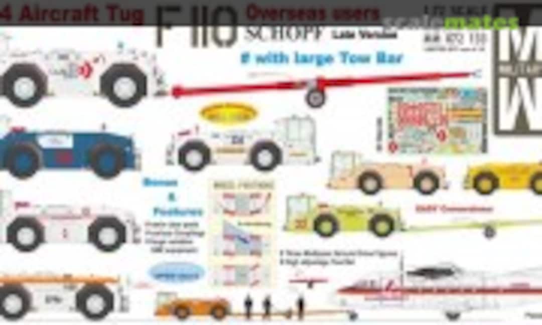 1:72 Schopf F110 Aicraft Tug - Medium Type with Large tow bar & Tug Equipment (Overseas) (Mil Mod MM072-133) MM072-133