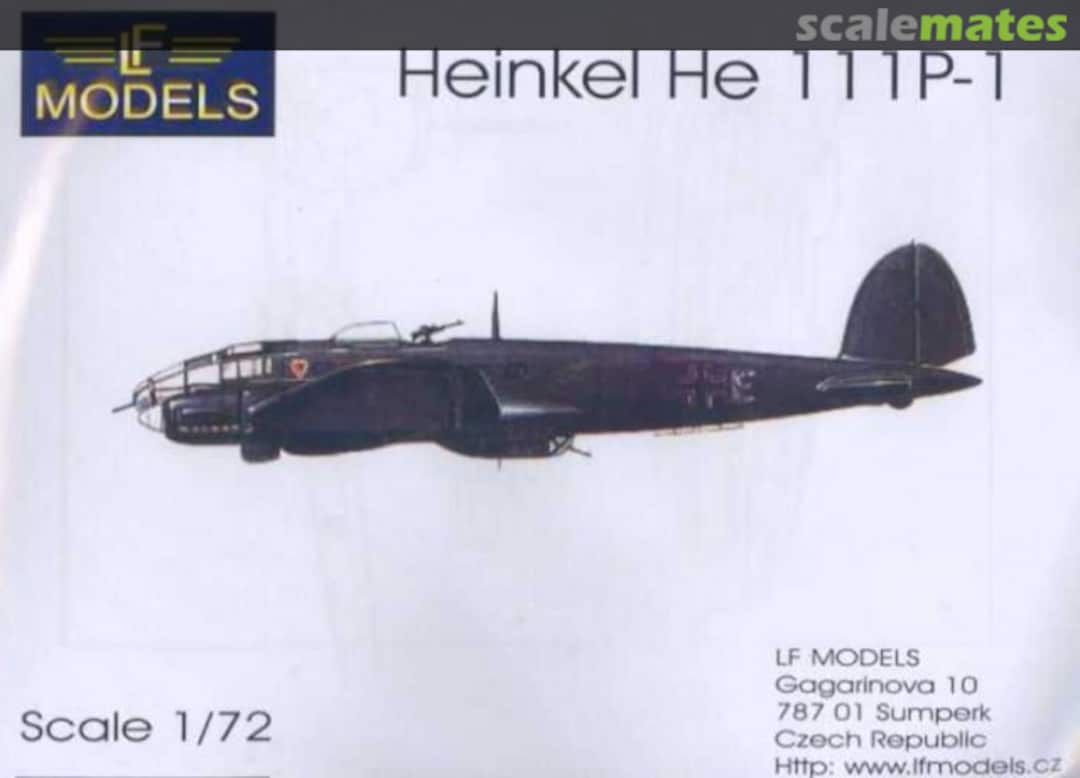 Boxart Heinkel He 111 P-1 7210 LF Models Boxart Heinkel He 111 P-1 7210 LF Models