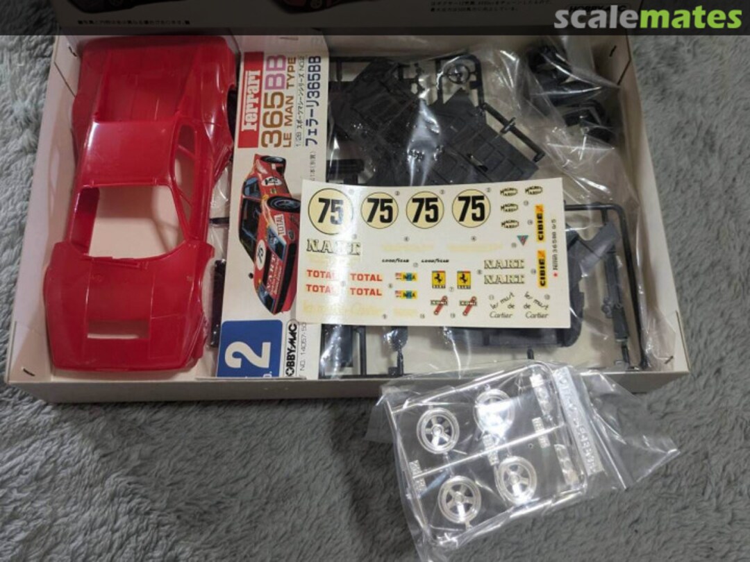 Contents Ferrari 365BB Le Man Type 14057-500 Hobby-Mac Contents Ferrari 365BB Le Man Type 14057-500 Hobby-Mac