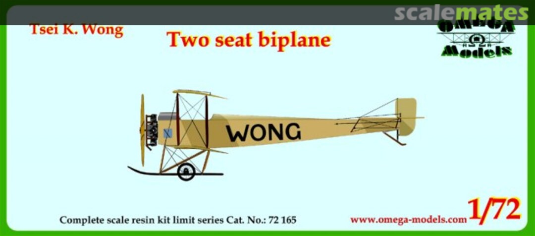 Boxart Tsei K. Wong 72165 Omega Models Boxart Tsei K. Wong 72165 Omega Models