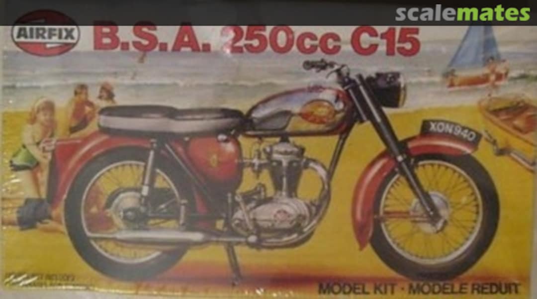 Boxart B.S.A. 250cc C15 03480-1 Airfix Boxart B.S.A. 250cc C15 03480-1 Airfix