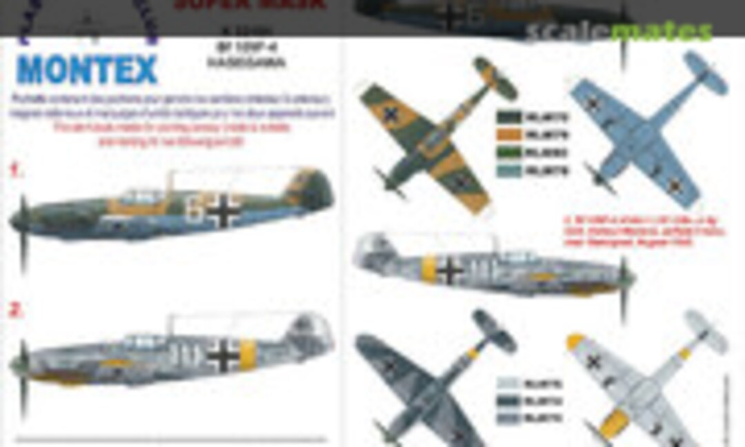 1:32 BF 109F-4 (Montex K32191) K32191