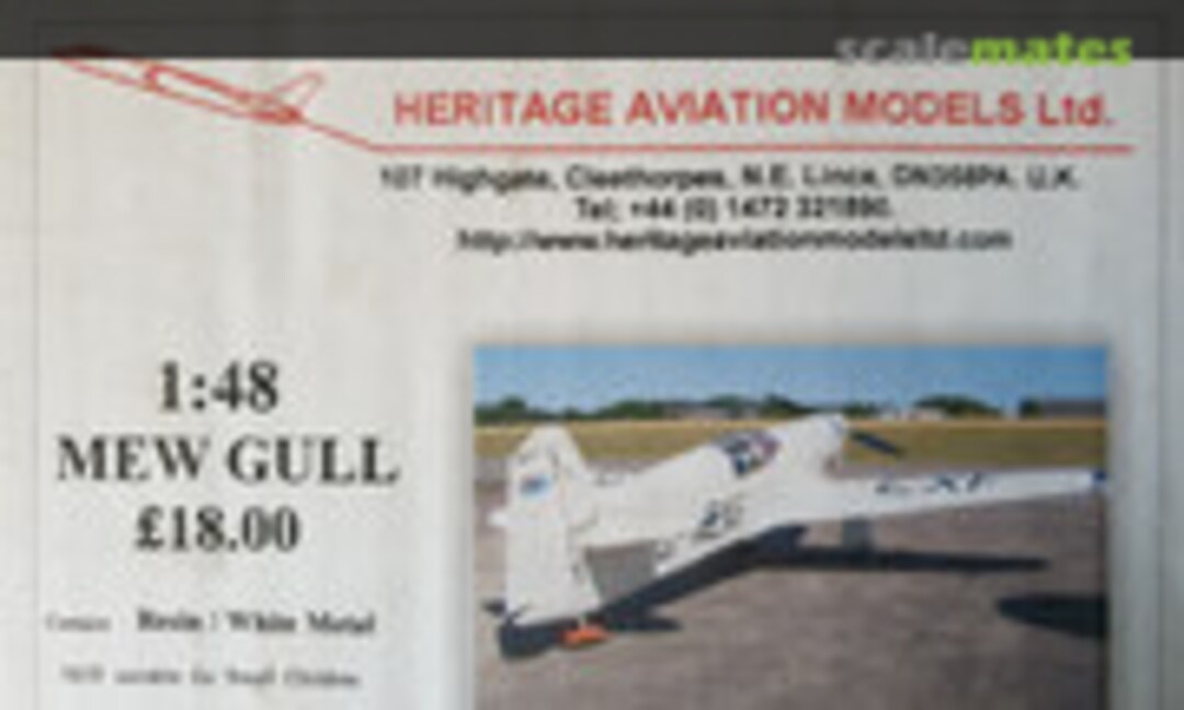 1:48 Percival Mew Gull (Heritage Aviation Models )