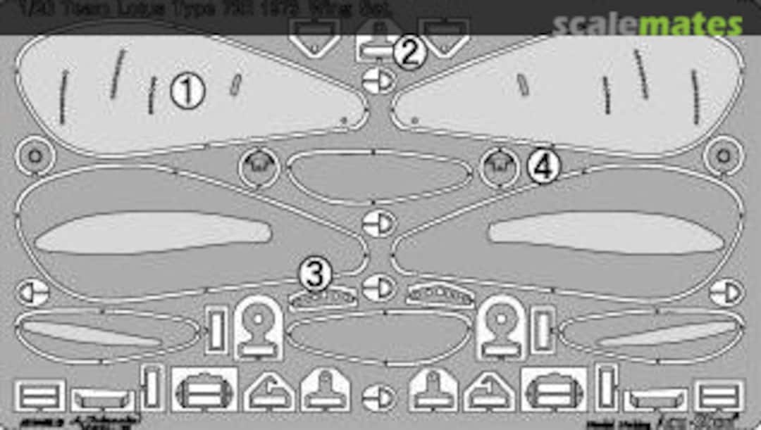 Boxart Lotus Type 72E 1973 Wing Set ACS9725 Acu-Stion Boxart Lotus Type 72E 1973 Wing Set ACS9725 Acu-Stion