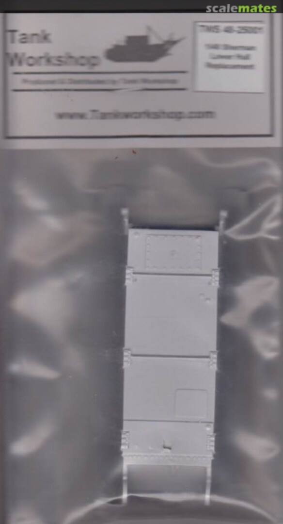 Boxart Sherman Lower Hull Replacement TWS48-25001 Tank Workshop Boxart Sherman Lower Hull Replacement TWS48-25001 Tank Workshop