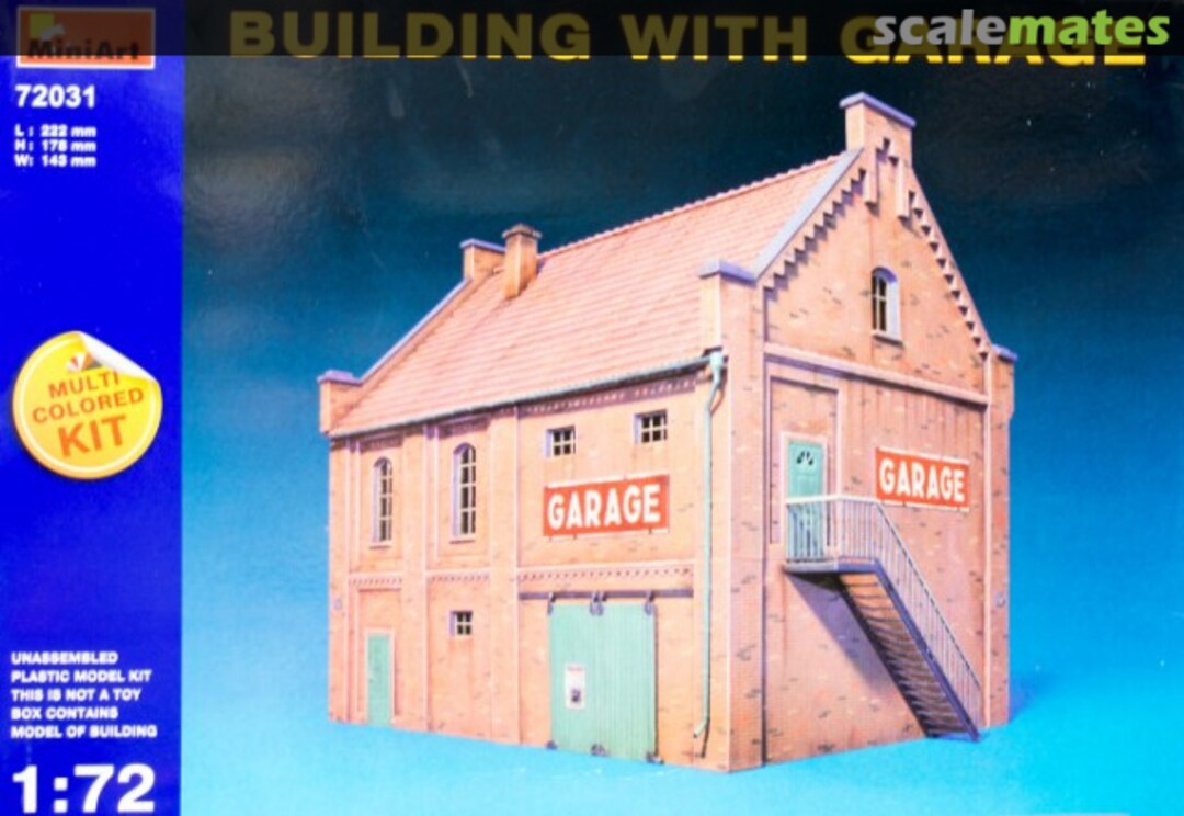 Boxart Building with Garage 72031 MiniArt Boxart Building with Garage 72031 MiniArt