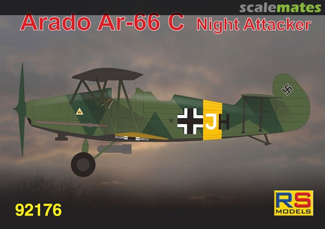 Boxart Arado Ar-66 C Night Attacker 92176 RS Models
