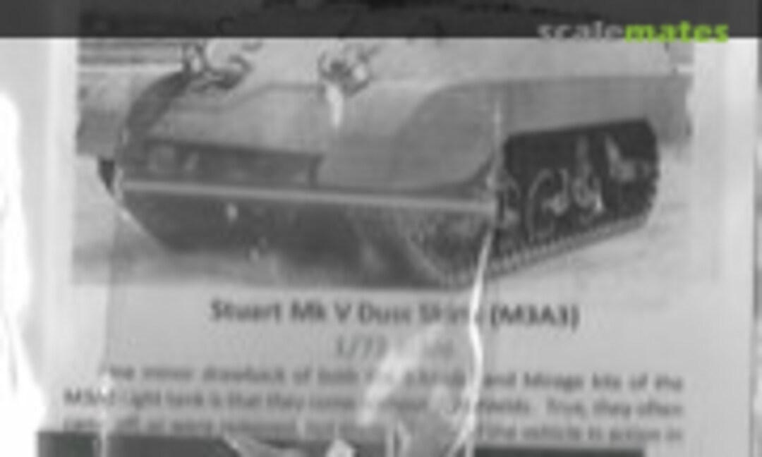 1:72 Stuart Mk V (M3A3) Dust Shields (Dan Taylor Modelworks C-72129) C-72129