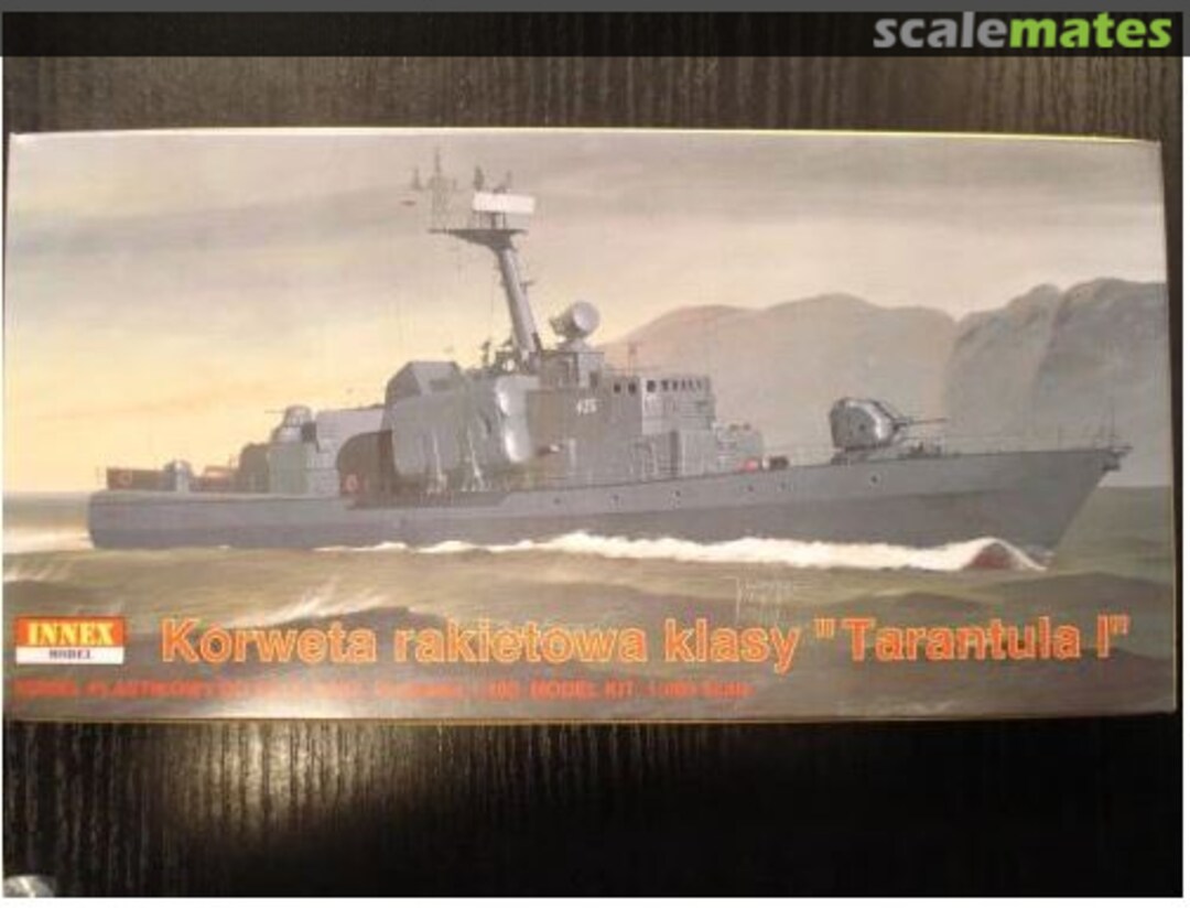 Boxart Korweta rakietowa klasy "Tarantula I" 1002 INNEX Model Boxart Korweta rakietowa klasy "Tarantula I" 1002 INNEX Model