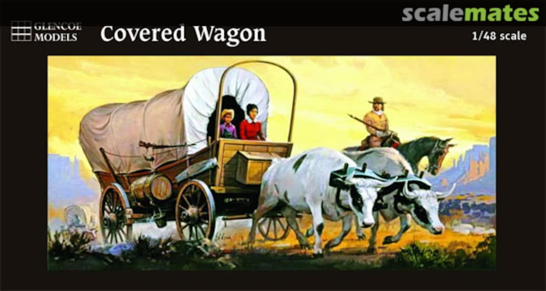 Boxart Covered Wagon 05402 Glencoe Models