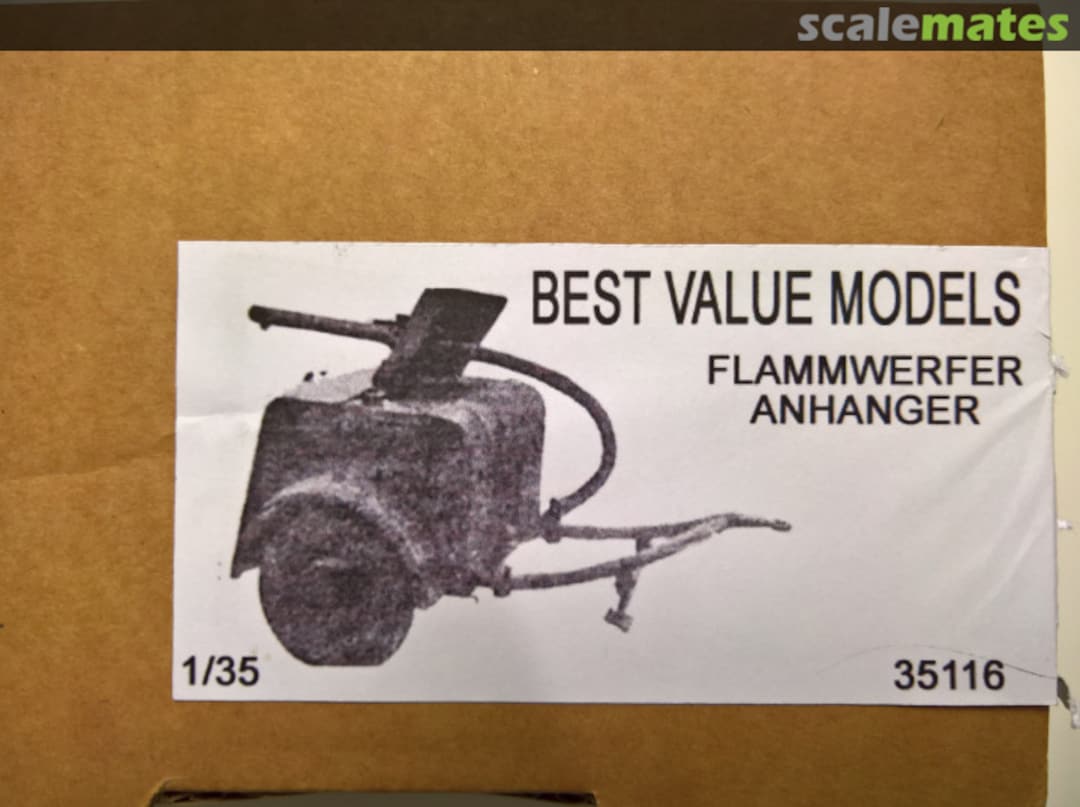 Boxart Flammwerfer Anhänger 35116 Best Value Models Boxart Flammwerfer Anhänger 35116 Best Value Models
