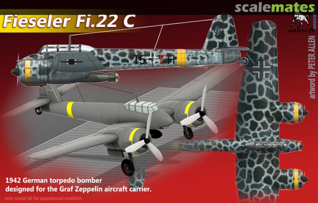Boxart Fieseler Fi.22 C Unicraft Models Boxart Fieseler Fi.22 C Unicraft Models