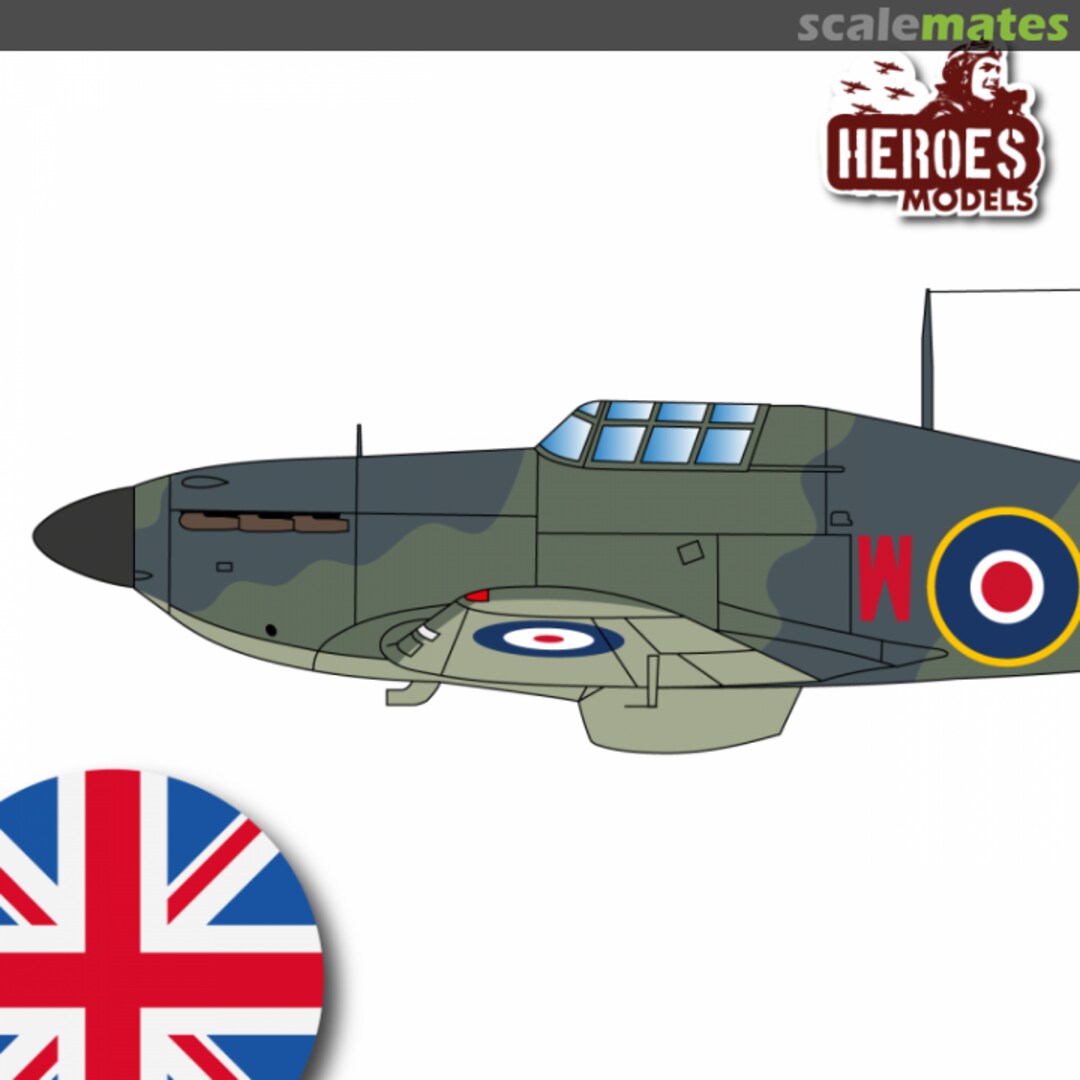 Boxart Hurricane Mk.I | 760 Naval Air Sq. FAA HM-OS14441 Heroes Models Boxart Hurricane Mk.I | 760 Naval Air Sq. FAA HM-OS14441 Heroes Models