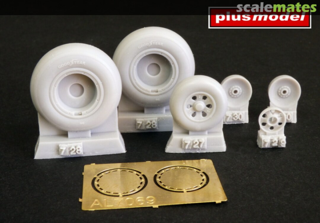 Boxart B-24 Liberator wheels AL7069 PlusModel Boxart B-24 Liberator wheels AL7069 PlusModel