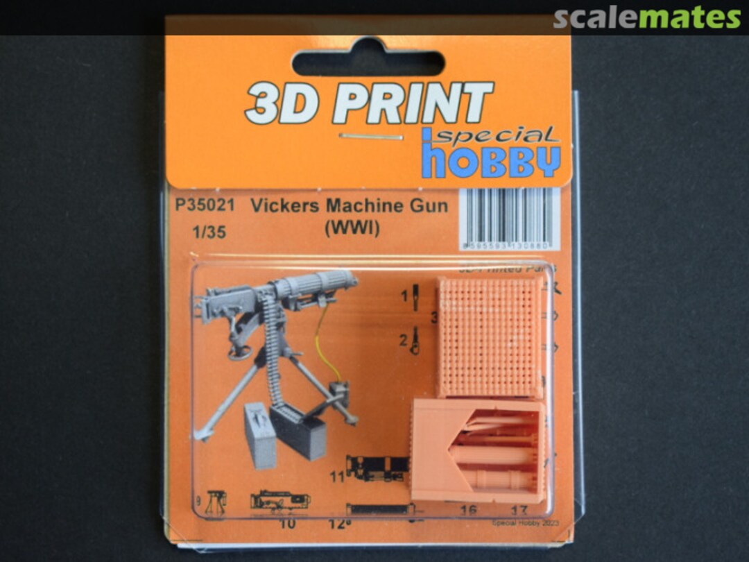 Boxart Vickers Machine Gun (WWI) P35021 CMK Boxart Vickers Machine Gun (WWI) P35021 CMK